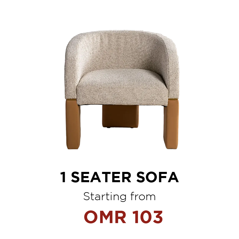 1 seater sofa